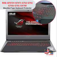 Keyboard Cover for Asus ROG G752 G751 GFX71 GFX72V G751JY G751JT G751JM G701 GX700 TPU Keyboard Cove