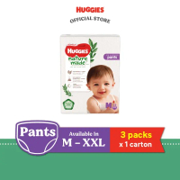 Bestseller 50% off [Bundle of 3] Huggies Naturemade Pants M58 / L44 / XL38 / XXL26 - VB