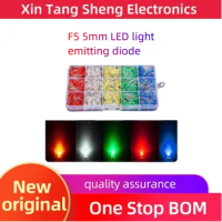 F5 5mm LED light-emitting diode box 500PCS 100 PCS per color 5 colors total 500PCS