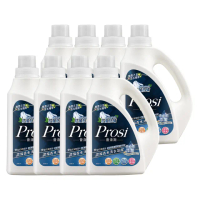 【Prosi 普洛斯】抗菌抗蟎濃縮香水洗衣凝露-曠野之息2000mlx8入(新品上市/洗衣精/野性魅力)