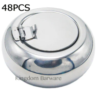 Free Shipping 48PCS Ashtray with Lid, Cigarette Ashtray Ash Holder for Smokers, Desktop Smoking Ash Tray for Bar Home Office