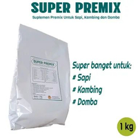 Ternak Prima SUPER PREMIX Suplemen Pertumbuhan Untuk Hewan Ternak (Netto 1 Kg)