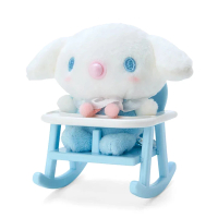 【SANRIO 三麗鷗】寶寶系列 造型玩偶附鍊&amp;嬰兒搖椅 大耳狗