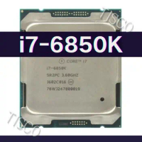 Core i7-6850K Processor 6-Core LGA 2011-3 SOCKET i7 6850K Desktop CPU 3.6GHz 140W 15M no fan