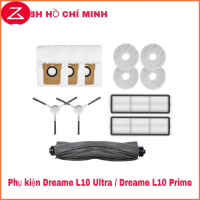 ( Hàng chính hãng ) Phụ kiện Dreame L10 Priem /L10 Ultra . Gồm : Chổi chính / Lọc bụi / Chổi cạnh