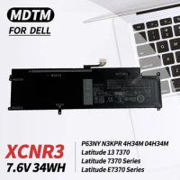 P63NY XCNR3 Laptop Battery Replacement for DELL Latitude 13 7370 E7370 Series N3KPR 4H34M 0N3KPR XCNR3 04H34M 0XCNR3 WY7CG G7X14