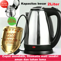 Teko Listrik 2 liter / Electric heat Kettle 2L - Pemanas AirNEW Electric Kettle 1500W 220-240V Stain