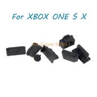 For XBOXONE Slim Gaming Console Silicone Dust Proof Pack Kits Dust Protective Cover Case Jack Stopper For Xbox One S X