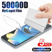 5Pcs Hydrogel Film For Realme X50 X7 X2 Pro XT X X3 Screen Protector on the For Realme GT Neo 2 3 3T Pro Master Protective Film