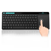 100% Original Rii K18 Mini French Keyboard With Large Size Touchpad For PC,Google Smart TV,HTPC IPTV,Android Box