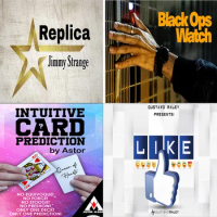 Like by Gustavo Raley , Intuitive Card Prediction by Astor , Black Ops Watch by James Keatley , Replica by Jimmy Strange Magic