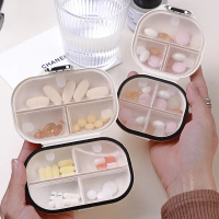 Portable Mini Medicine Box, Small Travel Pill Box, Sealed Pill Box
