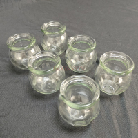 6Pcs Cupping Glass ยาจีนพิเศษถังหนา Cupping อุปกรณ์ Beauty Salon ชุดสูญญากาศ Cupping Home Tank Tpy T