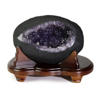 【開運方程式】紫晶洞l特紫開口笑紫水晶洞AGU608(1.95kg烏拉圭錢袋子)