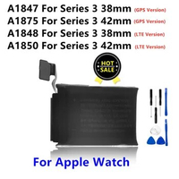 Replacement Battery A1847 A1875 A1848 A1850 For Apple Watch Series 3 GPS / LTE 38mm 42mm Watch Batteries + Free Tools