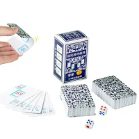 Travel Mahjong Sets Travel Non-Sticky Mahjong Cards Thickened Mahjong Cards For Camping Portable Playing Cards For Friend