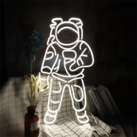 Handmade Neon Light Astronaut Spaceman Neon Signs Astronaut Led Neon Signs
