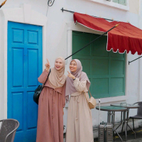 HAYFA DRESS GAMIS + ROMPI BY NAISHA