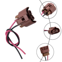 Headlight Bulb Socket HIR2 Wiring Connector Plug Adapter 90980-11659 For 07-13 Toyota Tundra 4.6L 5.7L LEXUS RX300 RX400H SC430