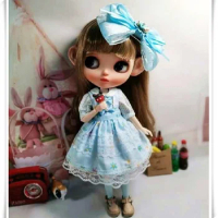 blythe doll clothes Handmade retro Dress for Blythe doll doll accessories for girls 28-30 cm OB22 OB24 AZONE