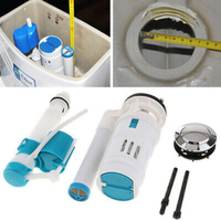Toilet Tank Kits Cistern Toilet Fills Water Drain Flush Valve Button Set Repair Fittings Bathroom Fixture To Accessory