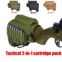 Tactical Bullet Bag Portable Gun Holder Tactical Pouch Outdoor Bullet Pouch Hunting Tool Gun Accessories Airsoft Accessories CS