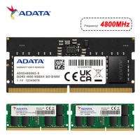ADATA RAM Memory DDR4 DDR3 32GB 16GB 8GB 4GB DDR5 4800Mhz 3200Mhz 2666Mhz SO DIMM 260pin RAM for Notebook Laptop Memoria PC