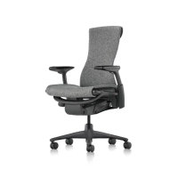 【Herman Miller】Embody 全功能 - 黑框灰布｜中厚布款｜世代家具｜原廠授權代理商(人體工學椅/電腦椅)