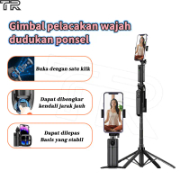 Trbest 360 Auto Face Tracking Gimbal Stabilizer Pelacakan Wajah Otomatis Stabilizer Handphone Stabil
