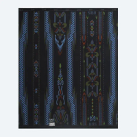 Sarung BHS Infinity Silver Motif V32 PKA Black Series - Hitam Biru