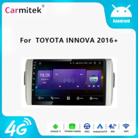 10.1INCH Android For TOYOTA INNOVA 2016+ Multimedia Video Navigation Carplay Monitor Screen Bluetooth No 2 Din