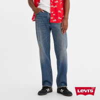 Levis 男款 568寬鬆版直筒牛仔褲 / 精工中藍染水洗