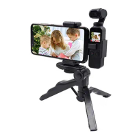 Action Camera Accessories for STARTRC DJI OSMO Pocket Extended Mounting Bracket &amp; Phone Clip &amp; Tripod Holder