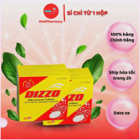 [Hàng limited] HỘP 48 Viên Sủi Làm Hỗ trợ tiêu hoá Giảm đầy hơi, khó tiêu DIZZO Effervescent Vị Cam 