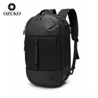 OZUKO Bag Multi-function backpack Men Backpack 15.6 inch Laptop Bag Male Waterproof Large Capacity Backpacks Travel Bags Mochila