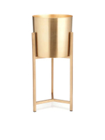 กระถางมีขา Iron Gold ขนาด 20X20X48 ซม. รุ่น 22XMIAC211115B สีทอง