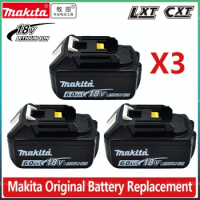 Makita Original 18V 6.0Ah Li-Ion Rechargeable Battery 18v drill Replacement Batteries BL1830 BL1840 BL1850 BL1860B