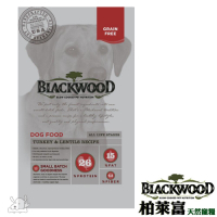 BlackWood 柏萊富 極鮮無穀全齡犬 活力配方(火雞肉+扁豆)5磅 2包