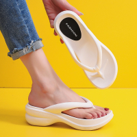 Platform Sandals Cross-Border ins Korean Women's Flip-Flop Summer New Fashion Outdoor Soft Bottom Couple Men's Slippers