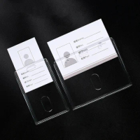 2023 New Plastic Clear Acrylic Office Staff Card Cover Case Protect Sleeve Girl Student Id Name Bus Card Holder Case Bags