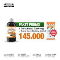Madu Zestmag Paket Promo 1 Botol + Bonus 2 pcs Zestmag Sachet