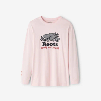 【Roots】Roots女裝- HERITAGE WINTER BEAVER 圓領上衣(淺粉)