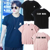 เสื้อยืดผ้าฝ้ายพิมพ์ลาย【Wang Jiaer วรรคเดียวกัน】【TEAM WANG】﹉GOT7 Wang Jiaer JACKSON วรรคเดียวกัน tea