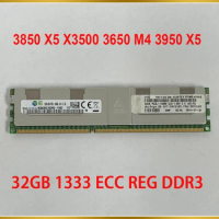 1PCS Server Memory For IBM 3850 X5 X3500 3650 M4 3950 X5 90Y3105 90Y3107 47J0176 32GB 1333 ECC REG DDR3