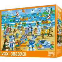 VOX - VE1000-02 毛小孩在海灘 1000片拼圖