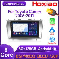 for Toyota Camry Android 10 Car Radio multimedia video player 2006-2011 Year QLED DSP GPS SIM 4G navigation audio 2din
