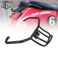 ตะแกรงหลังเวสป้าพิงต่ำ สีดำ พิงต่ำ for Vespa S125 S150 LXV150 2013-2022 2023 Motorcycle Aluminium Re