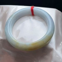 緬甸手鐲細糯化飄黃翡特色手鐲玉質細膩乾淨一抹豔麗特色黃翡清新