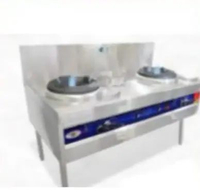 Zeppelin ZP-2A1S Gas Kwali Range 2 tungku Kompor Standart Resto Body Stainless Steel