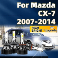 2/4Pcs 50000LM LED Car Headlight Bulbs H7 HB3 Auto Lights 6000K For Mazda CX-7 2007 2008 2009 2010 2